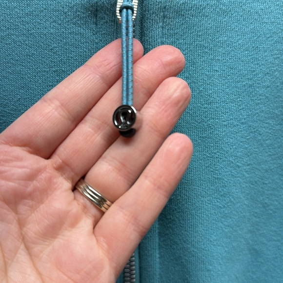 Lululemon Scuba Oversized Half Zip Hoodie Tidal Teal - Picture 4 of 6